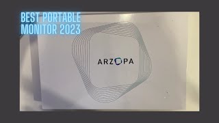 Best Portable Monitor Setup 2023  Unboxing  Arzopa 156quot FHD [upl. by Acima90]