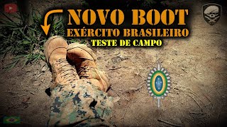 Novo coturno do Exército  Teste de campo [upl. by Braswell]