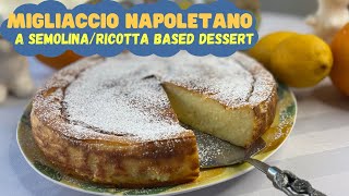 Migliaccio Napoletano  Dolce di Semolina e Ricotta [upl. by Atirres]