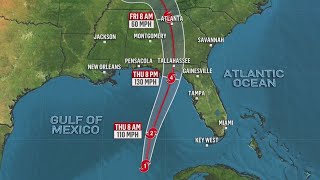 Catastrophic and deadly Hurricane Helene expected to become category 4 100mph winds [upl. by Crandale858]