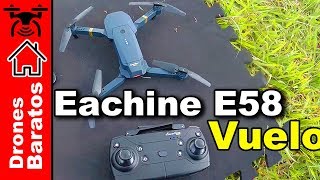 Análisis Eachine E58 Opiniones Español y Prueba de vuelo [upl. by Analat]