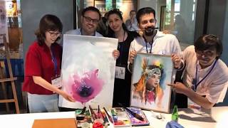 Golden Brush Contest Watercolor Festival International Love Tolerance and Peace Througe Art Turkey [upl. by Odine]