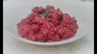 beetroot pachadi in malayalam [upl. by Aysa]