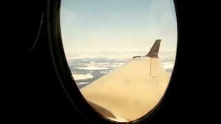 Russian mainland from flight to Gambell Alaska 1 June 2012 [upl. by Sinnek]