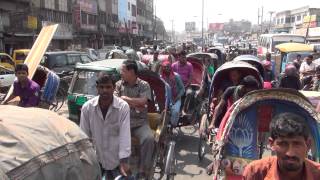 Dhaka Bangladesh in HD by electric rickshaw [upl. by Obrien]