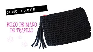 Cómo hacer un bolso de mano de trapillo [upl. by Bubalo923]