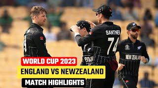 England vs New Zealand World Cup 2023 1st Match Highlights  Eng vs NZ 1st Match Highlights 2023 [upl. by Parris]