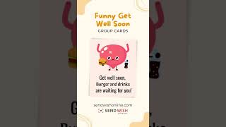 Funny Get Well Soon Ecards From sendwishonline  Get Well Soon Ecards  Group Cards  Best Ecards [upl. by Norri]