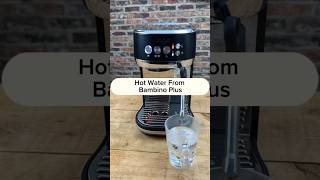 How To Get Hot Water On The Bambino Plus shorts coffee [upl. by Nylanaj]