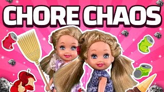 Barbie  The Twins Chore Chaos  Ep78 [upl. by Marna225]