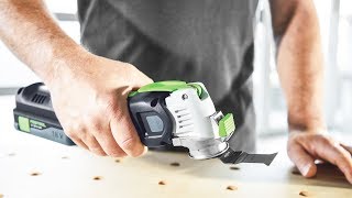 Oszillierer  AkkuVECTURO OSC 18  Festool [upl. by Htidra]