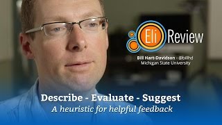 Describe  Evaluate  Suggest  Giving Helpful Feedback with Bill HartDavidson [upl. by Auhsoj]