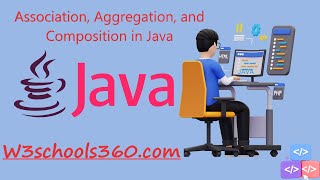 Association In Java  Aggregation And Composition in Java  W3schools [upl. by Simdars]