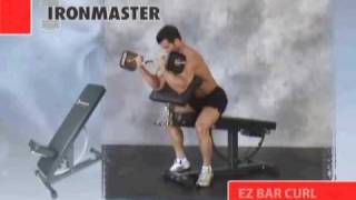 Ironmaster Super Bench Exercises [upl. by Skippie]