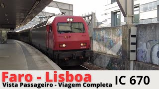 HD Faro  Lisboa  Intercidades  Viagem Completa [upl. by Ellehcam896]