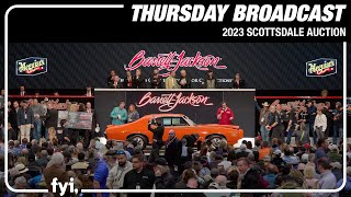 2023 SCOTTSDALE THURSDAY BROADCAST  Thursday January 26 2023  BARRETTJACKSON 2023 AUCTION [upl. by Alaek796]