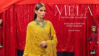 Nureh MELA  Festive Lawn Unstitched Collection 2024  Nureh Luxury Lawn Collection Summer 2024 [upl. by Haldis819]