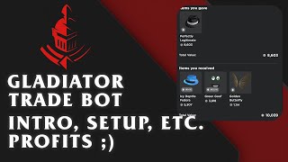 Gladiator Automated Trade Bot for Roblox Overview Introduction Config etc  Trading Made Simple [upl. by Nagem]