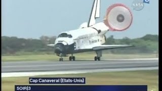 Discovery  la navette de retour à Cap Canaveral [upl. by Nehtiek201]