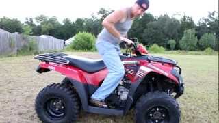 How to wheelie a automatic ATV [upl. by Michal]