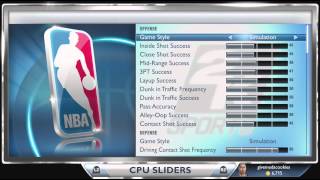 NBA 2k14 General Settings amp the Best Ones to Improve Your Skills [upl. by Airrotal127]