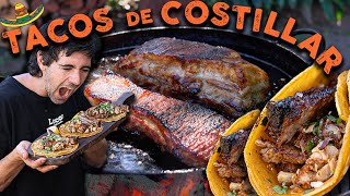 Tacos de Carnitas con Costillar de Cerdo  Nuestros mejores Tacos Mexicanos  Locos X el Asado [upl. by Nylhtiak592]