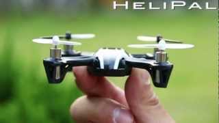 HeliPalcom  Hubsan H107 X4 Mini Drone 24Ghz Edition Test Flight [upl. by Ronacin650]