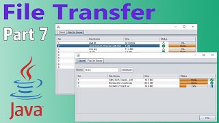 File Transfer  Java Socket Programming  Part 7 [upl. by Rma251]