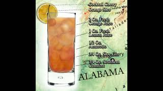 Alabama Slammer aka Yellowhammer Slammer Cocktail Recipe Video [upl. by Aseram]