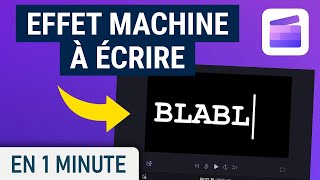 Comment faire leffet machine à écrire avec Clipchamp [upl. by Orola355]