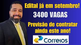 CONCURSO CORREIOS 2024 Presidente confirma edital em setembro  TIRADÚVIDAS [upl. by Eelahc]