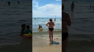 I’m durres Albania enjoy watching people swimming at the beaches 2022 [upl. by Wiburg]