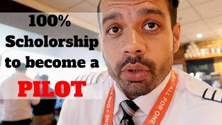 How to get 100 Scholarship for Pilot training 👨‍✈️✈️ [upl. by Acihsay]