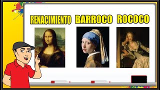 ARTE DEL RENACIMIENTO  BARROCO ROCOCO [upl. by Holub]