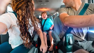 Pooping accident on family road trip  Pack with me 2021  5 kids [upl. by Naryb682]