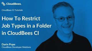 How To Restrict Job Types in a Folder in CloudBees CI [upl. by Eyla140]