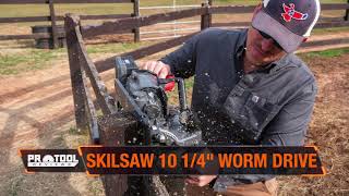 Skilsaw 10¼quot Cordless Sawsquatch Circular Saw Farm Tested [upl. by Hartwell]