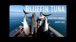 Bluefin Tuna in the dogbox  Hokitika Trench South Island New Zealand  DNA Boats 630XHT [upl. by Goodkin52]