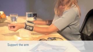 Microlife BP W100  How to measure your blood pressure at home correctly [upl. by Sheply555]