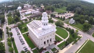 Nauvoo Illinois Flyover 2014 [upl. by Arahas]