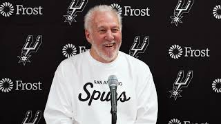 202324 San Antonio Spurs Season  Gregg Popovich Media Availability vs Pistons 1102024 [upl. by Veronike785]