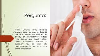 Uso constante do Busonid pode causar algum problema [upl. by Peggy]