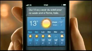 Apple Publicité iPhone 4S  Siri  Mars 2012  HD VF [upl. by Acinorej752]