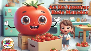 Aha Tamatar Bade Mazedaar  Tamatar Song  Kids Krew Hindi Rhyme  Best songs for kids [upl. by Alimhaj]