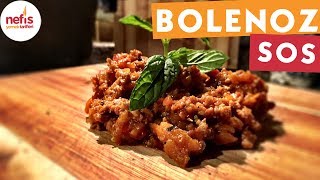 Bolonez Sos İtalyan Usulü   Sos Tarifleri  Nefis Yemek Tarifleri [upl. by Malanie]