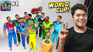 THE WORLD CUP BEGINS🌍🏆  WCC2 Worldcup Gameplay 1 [upl. by Wyne]