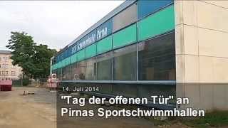 Tag der offenen Tür in Pirnas Schwimmhallen [upl. by Kcaz]