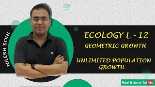 Geometric Growth Of Population  Population Growth  Nilesh Soni [upl. by Relyhcs]