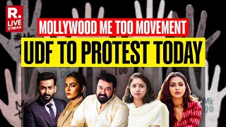 Mollywood Me Too Movement UDF To Protest Today  Live Updates [upl. by Ymas]