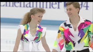 HD Oksana Baiul and Viktor Petrenko  1994 Lillehammer Olympic  Exhibition [upl. by Dnumde]